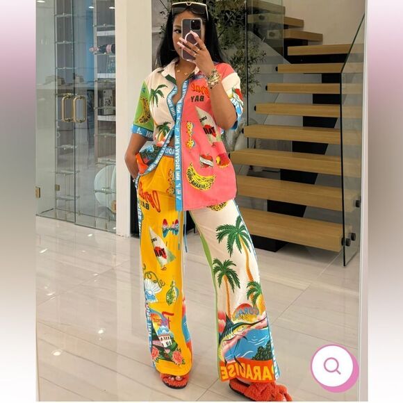 NWOT 2 piece pants set from MinaaMonroe - Picture 1 of 5